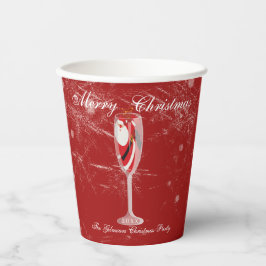Jolly Weihnachten Gefallen mit Weihnachtsmann Wint Pappbecher