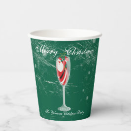 Jolly Weihnachten Gefallen mit Weihnachtsmann Wint Pappbecher