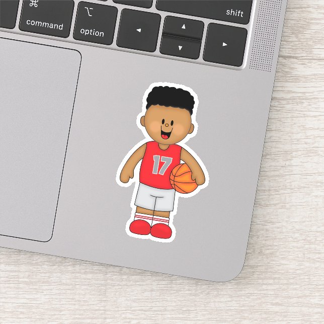 JollyKins Basketballjunge Aufkleber (Detail)
