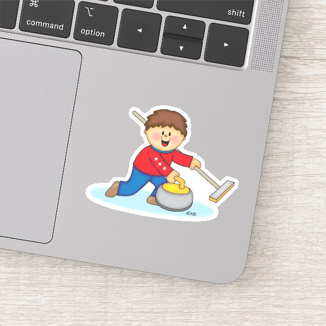 JollyKins Curling  Aufkleber (Detail)