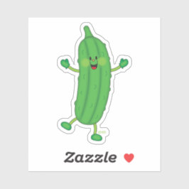 JollyKins Dancing Pickle Aufkleber