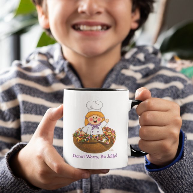 JollyKins Donut Worry Be Jolly Tasse (Von Creator hochgeladen)