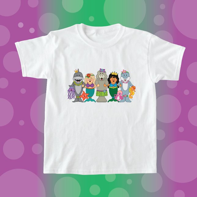 JollyKins Mermaid Friends T-Shirt (Von Creator hochgeladen)