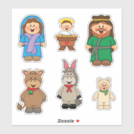 JollyKins Nativity (Set von 6 Jahren) Aufkleber
