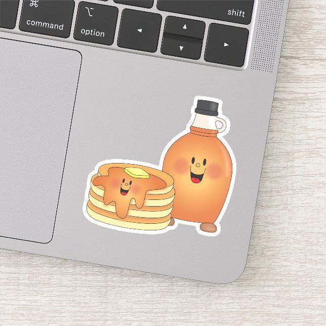 JollyKins Pancakes und Sirup Aufkleber (Detail)