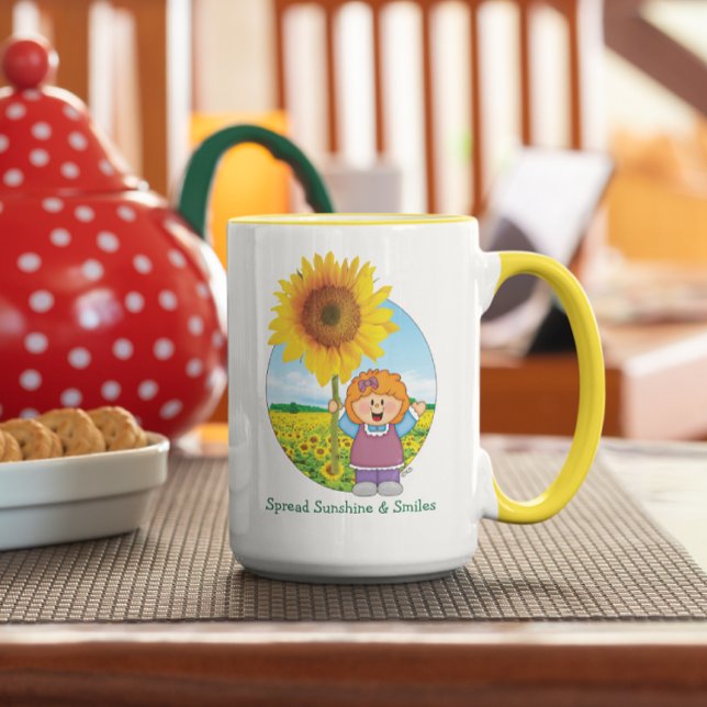 JollyKins Sunflower Friend Mug (Créateur téléchargé)