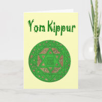Jom Kippur Karte