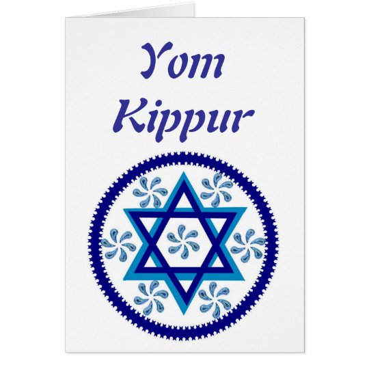 Jom Kippur Karte