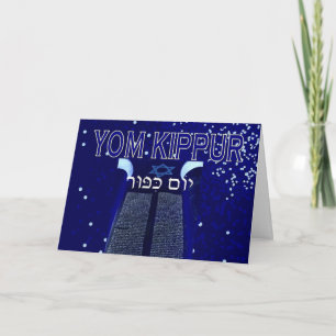 Jom-Kippur-Karte Karte