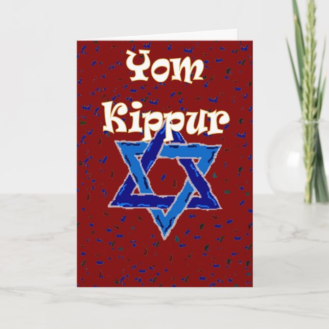 Jom-Kippur-Karte Karte (Vorderseite)
