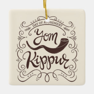 Jom Kippur-Keramik Keramikornament