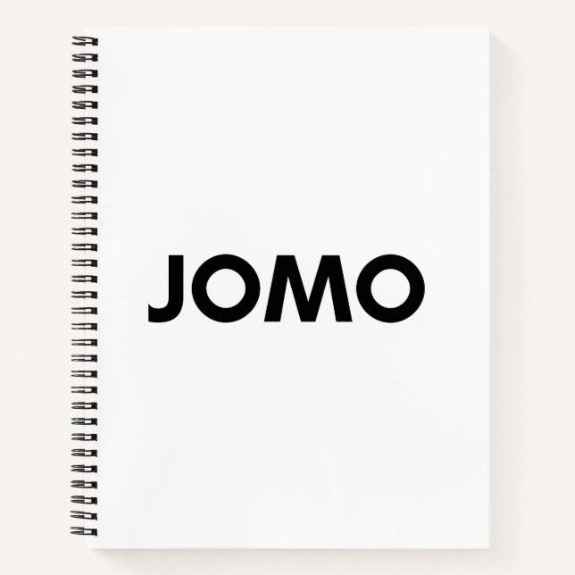 Jomo Notizbuch (Vorderseite)