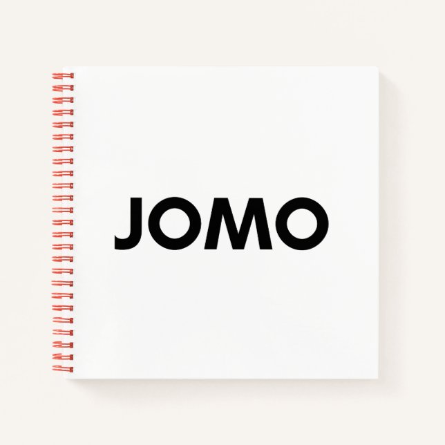 Jomo Notizbuch (Vorderseite)
