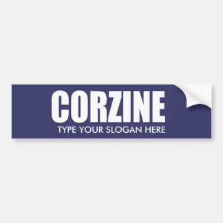 JON CORZINE Wahl-Gang Autoaufkleber