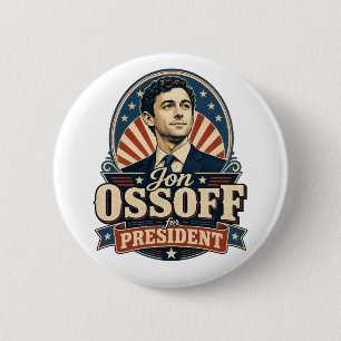 Jon Ossoff Für den Präsidenten Politik Button