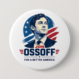 Jon Ossoff Für ein besseres Amerika Politik Button
