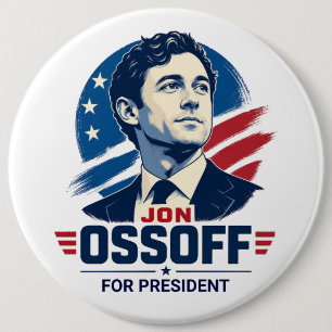 Jon Ossoff für Präsident 2028 in Übergröße Button