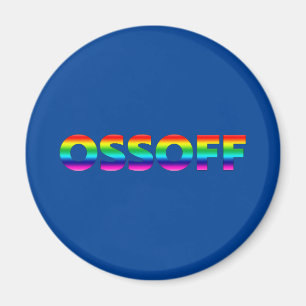Jon Ossoff Georgia Senat Absturz Stolz blau Magnet