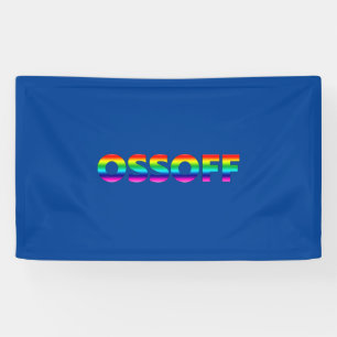 Jon Ossoff Georgia Senat Runoff Stolz blau Banner