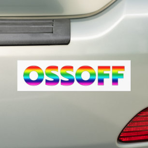 Jon Ossoff Georgia Senat Runoff Stolz lgbtq lgbt Autoaufkleber