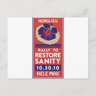 Jon Stewart Lei Postkarte