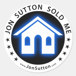 Jon Sutton Sold Runder Aufkleber