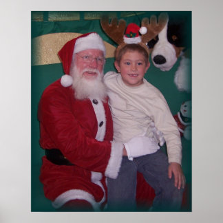 Jon und Santa Poster