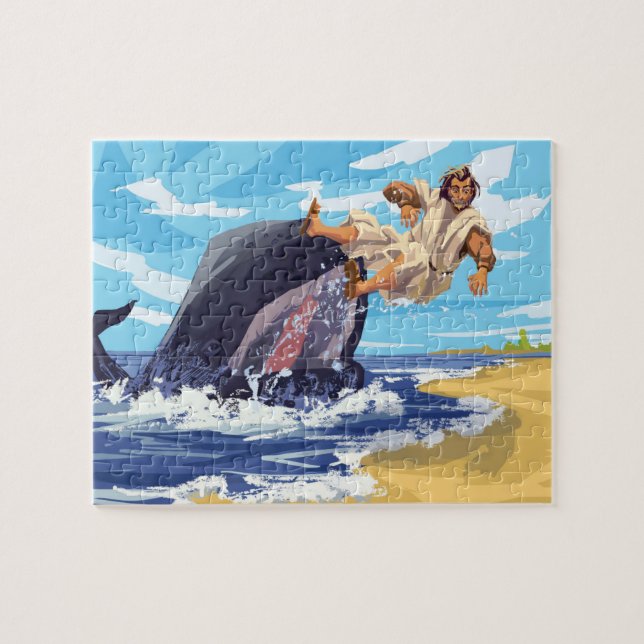Jonah und das Whale-Puzzle, Kinderpuzzle (Horizontal)
