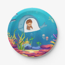 Jonah und die Teller des Whale Kids Paper
