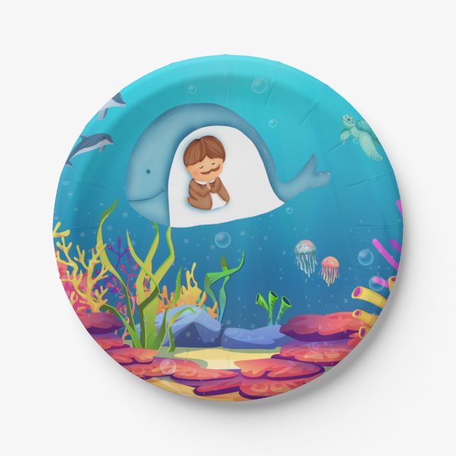 Jonah und die Teller des Whale Kids Paper (Vorderseite)