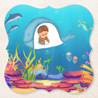 Jonah und die Untersetzer der Whale Kids Bracket