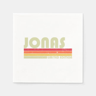 JONAS Geschenkname Personalisiert Lustig Retro Vin Serviette