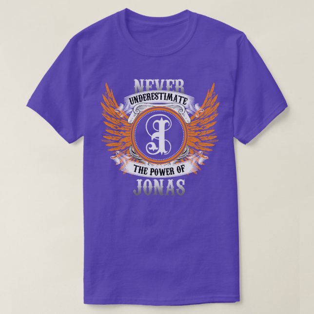 Jonas Name Shirt unterschätzt nie den Power (Design vorne)