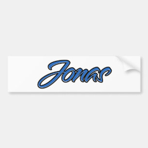 Jonas Nom autocollant Stickers Autocollant