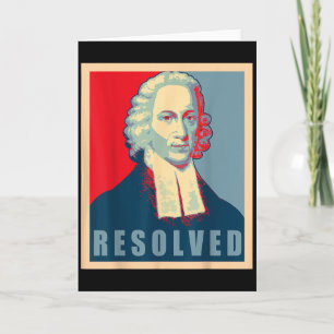 Jonathan Edwards gelöster Calvinist Reformiert Karte