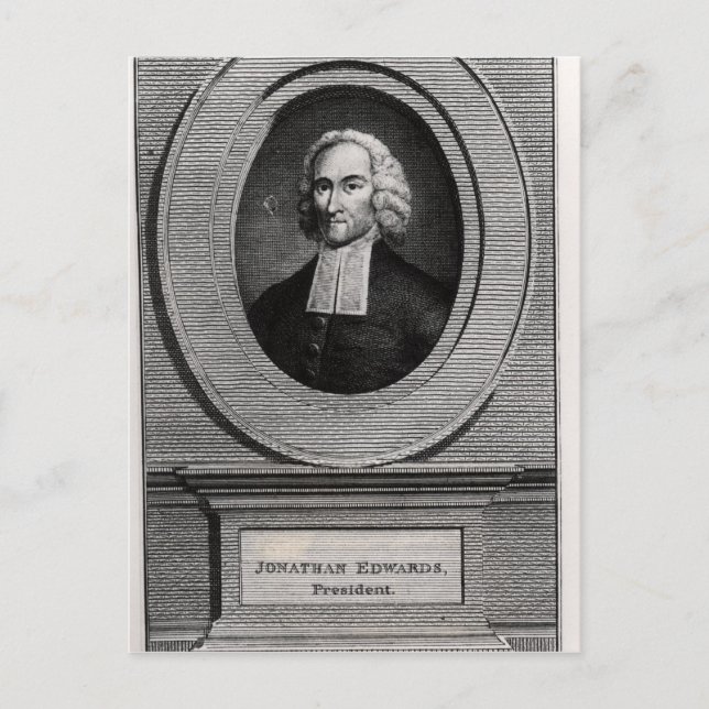 Jonathan Edwards Postkarte (Vorderseite)