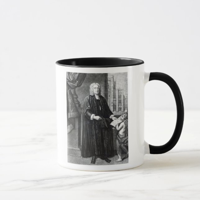 Jonathan Swift, graviert von Andrew Miller, 1743 Tasse (Rechts)