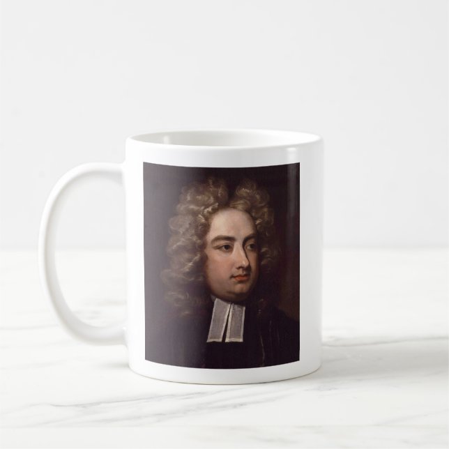 Jonathan Swift Zitat über Kaffee Kaffeetasse (Links)