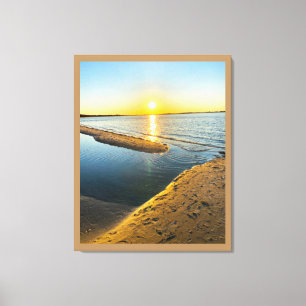 Jones Beach New York NY LI Strand Sonnenuntergang Leinwanddruck