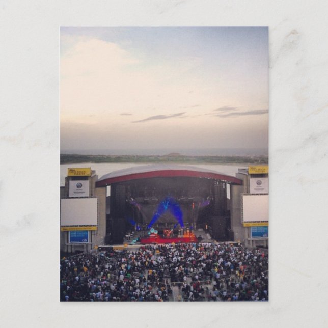 Jones Beach Nikon Amphitheater Postkarte (Vorderseite)