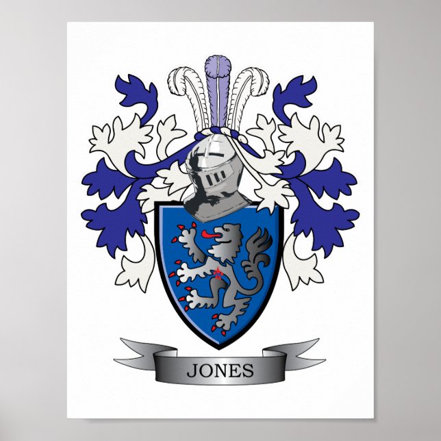 Jones Coat of Arms Poster (Vorne)