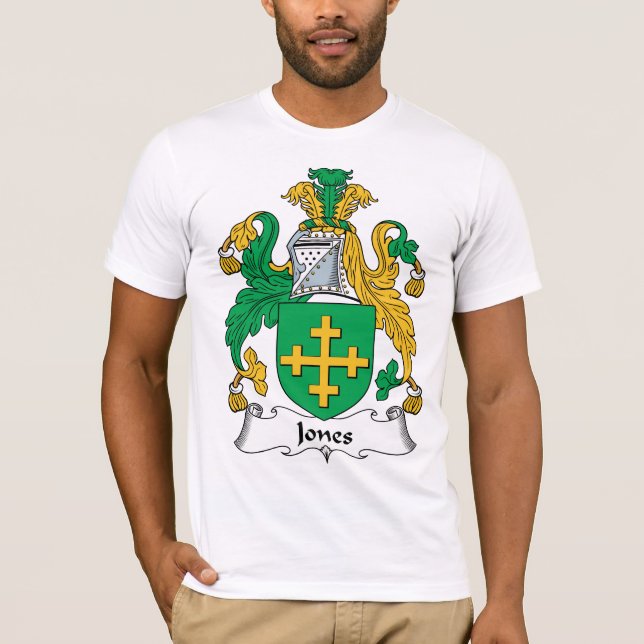 Jones-Familienwappen T-Shirt (Vorderseite)