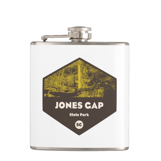 Jones Gap Staat Park South Carolina Flachmann (Vorderseite)