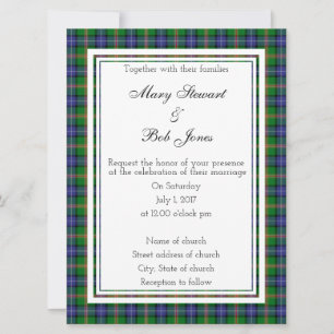 Jones Scottish Faire-part de mariage