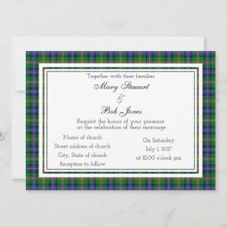 Jones Scottish Wedding Einladung