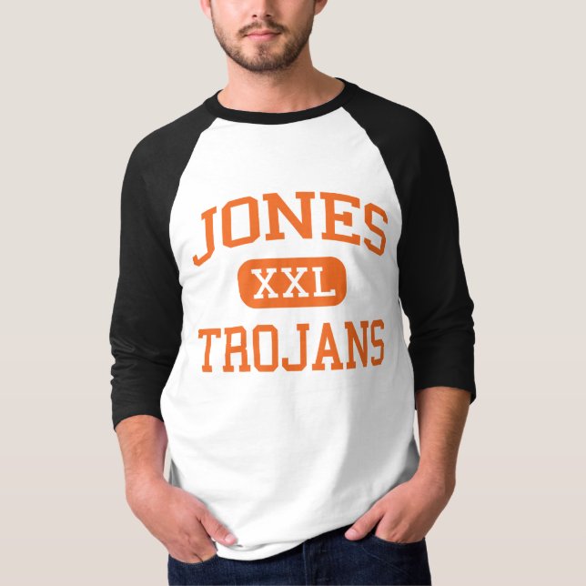 Jones - Trojan - Highschool - Beeville Texas T-Shirt (Vorderseite)
