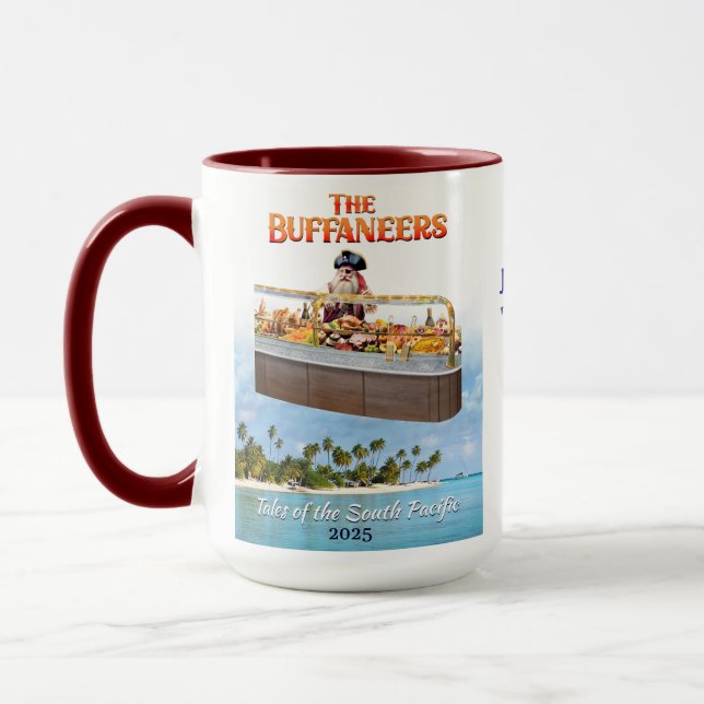Jonette "The Brain Buffaneers Pirate Design" Tasse (Links)
