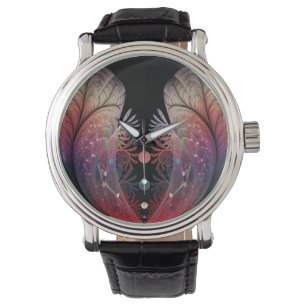Jonglage Abstract Moderne Fantasy Fraktal Kunst Armbanduhr