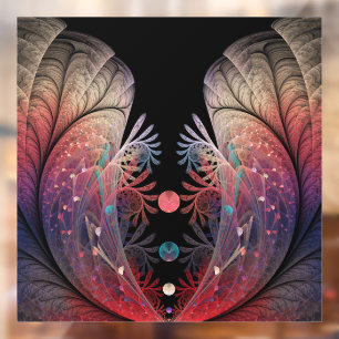 Jonglage Abstract Moderne Fantasy Fraktal Kunst Fensteraufkleber