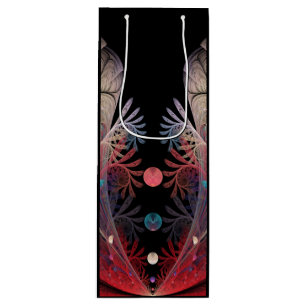 Jonglage Abstract Moderne Fantasy Fraktal Kunst Geschenktüte Für Weinflaschen